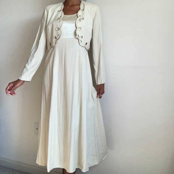 Dresses & Skirts - Vintage dress with matching bolero jacket